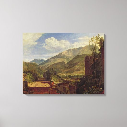 Toile Château de St. Michael, Bonneville, Savoie, 1803 ( (Recto)