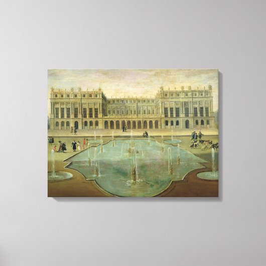 Toile Château de Versailles du Jardin (Recto)
