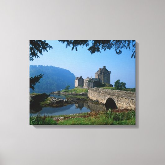 Toile Château d'Eilean Donan, Highlands, Écosse 2 (Recto)