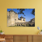 Toile Château des Comtes, Carcassonne, Aude, Languedoc, (Insitu(Salon))
