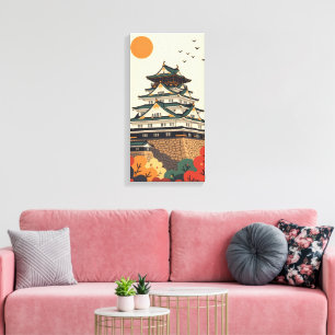 Toile Château d'Iga Ueno au Japon