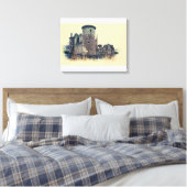 Toile Château écossais de Caeverlock à Dumfries (Insitu(Chambre))