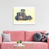 Toile Château écossais de Caeverlock à Dumfries (Insitu(Salon))