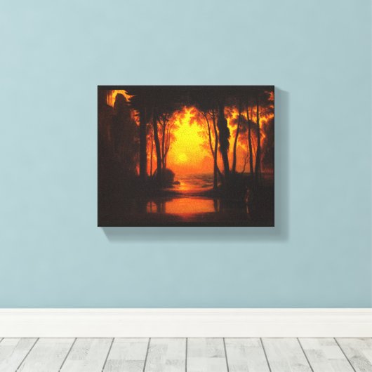 Toile Château enchanté par Francis Danby (Insitu (Plancher de Bois))