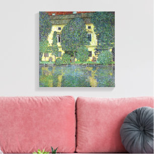 Toile Château Kammer sur l'Attersee III de Gustav Klimt