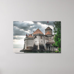 Toile Château nuageux côté océan