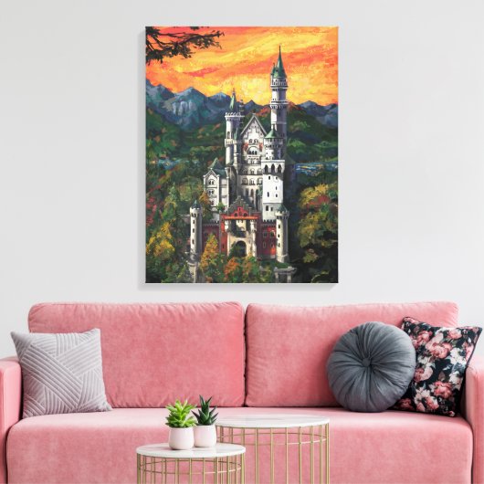 Toile Château Schloss Neuschwanstein (Insitu(Salon))