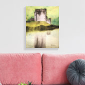 TOILE CHÂTEAUX ÉCOSSAIS, BOUGIES D'EAU IMPRIMER (Insitu(Salon))