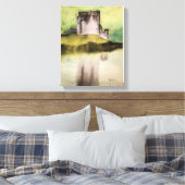 TOILE CHÂTEAUX ÉCOSSAIS, BOUGIES D'EAU IMPRIMER (Insitu(Chambre))