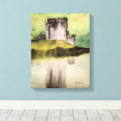 TOILE CHÂTEAUX ÉCOSSAIS, BOUGIES D'EAU IMPRIMER (Insitu (Plancher de Bois))