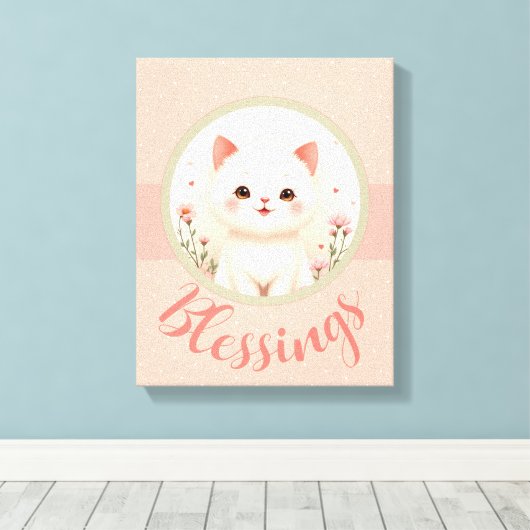 Toile Chaton de nursery (Insitu (Plancher de Bois))