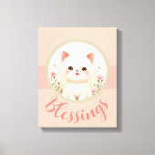 Toile Chaton de nursery (Recto)