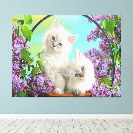 Toile Chatons (Insitu (Plancher de Bois))