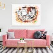 Toile Chatons (Insitu(Salon))