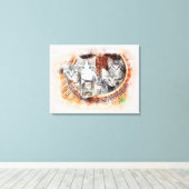 Toile Chatons (Insitu (Plancher de Bois))
