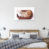 Toile Chatons dans le panier (Insitu(Chambre))