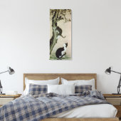 Toile Chats, 17ème siècle (encre sur soie) (Insitu(Chambre))