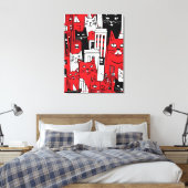 Toile Chats à New York (Insitu(Chambre))