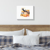 Toile Chats Automne Citrouilles Thanksgiving Sunflower O (Insitu(Chambre))