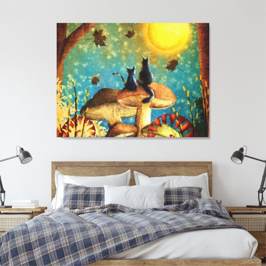 Toile Chats de champignons (Insitu(Chambre))