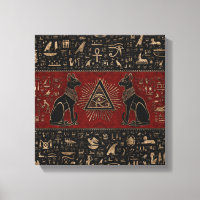 Chats égyptiens et oeil de Horus