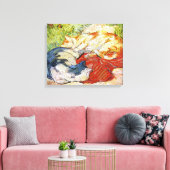 Toile Chats en tissu rouge, Franz Marc (Insitu(Salon))