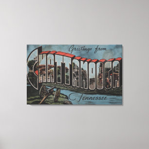 Toile Chattanooga, Tennessee (scène de rivière)