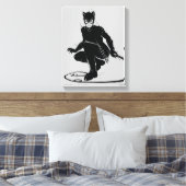Toile Chatte Encreuse Pose De Pinceau (Insitu(Chambre))