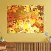 Toile Chaud automne peinture abstraite (Insitu(Salon))