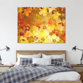 Toile Chaud automne peinture abstraite (Insitu(Chambre))