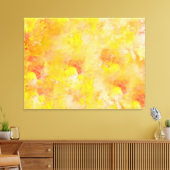 Toile Chaud automne tableau abstrait 2 (Insitu(Salon))