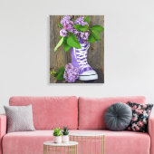 Toile Chaussures à lacets lilas (Insitu(Salon))
