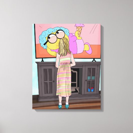 Toile Chaussures Bleues Étincelantes | Petite Fille Rega (Recto)