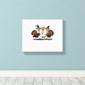 Toile Chaussures d'automne Whimsical Citrouille Chaleur  (Insitu (Plancher de Bois))