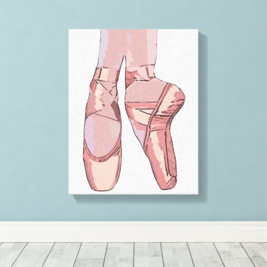 Toile Chaussures de ballets (Insitu (Plancher de Bois))