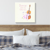 Toile Chaussures de violon et de ballet danse inspirante (Insitu(Chambre))