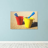 Toile Chaussures Et Chaussures Sur La Plage De Sable (Insitu (Plancher de Bois))