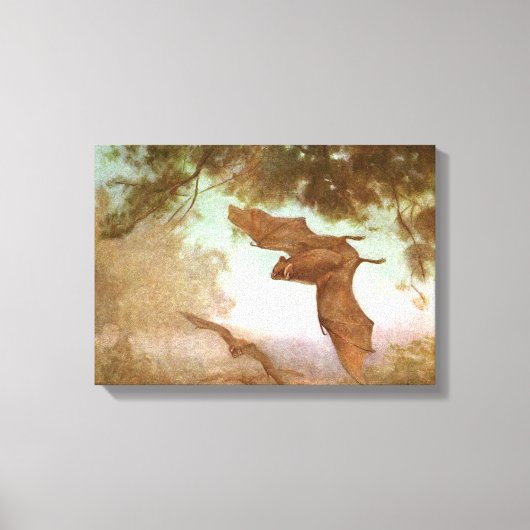 Toile Chauves-souris Vampire par CE Swan, Animaux sauvag (Recto)