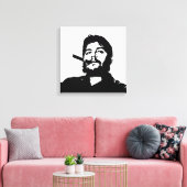 Toile Che Guevara, Commandante, Révolution, Cuba, La Hav (Insitu(Salon))