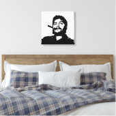 Toile Che Guevara, Commandante, Révolution, Cuba, La Hav (Insitu(Chambre))