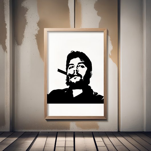Toile Che Guevara, Commandante, Révolution, Cuba, La Hav