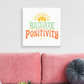 Toile Cheerful and Motivational Sunny Saying (Insitu(Salon))