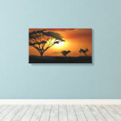 Toile Cheetah et Gazelle (Insitu (Plancher de Bois))