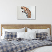 Toile Cheetah Painted by Mark Elsen (Insitu(Chambre))