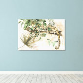 Toile Cheetah se cacher dans la jungle (Insitu (Plancher de Bois))