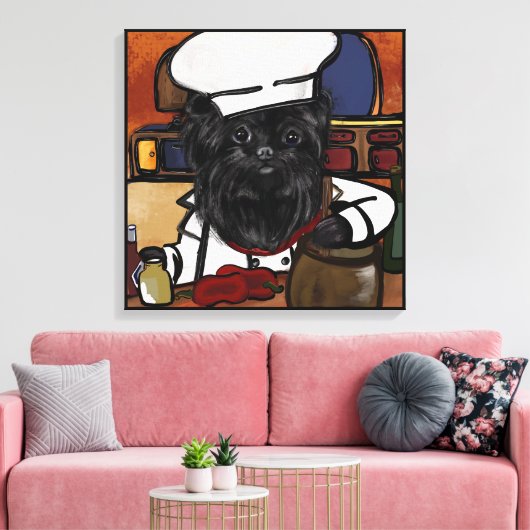 Toile Chef Affenpinscher (Insitu(Salon))