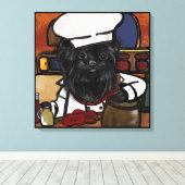 Toile Chef Affenpinscher (Insitu (Plancher de Bois))