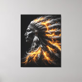 Toile Chef amérindien (Recto)