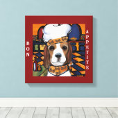Toile Chef beagle (Insitu (Plancher de Bois))