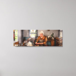 Toile Chef - Cuisine - Nettoyage des cerises